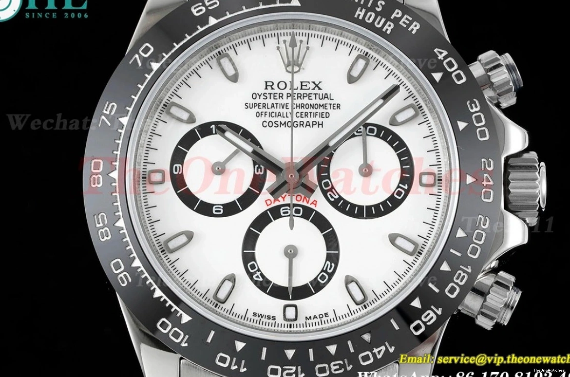 7750 Daytona ALF SS White Asia 116500 904L CER 0114